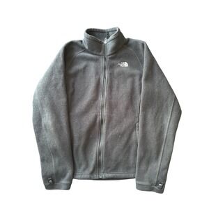 The North Face Womens Fleece Full Zip Jacket Black Hiking‎ Outdoor Warm Large